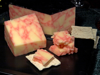 Pink Mold On Different Types Of Cheese